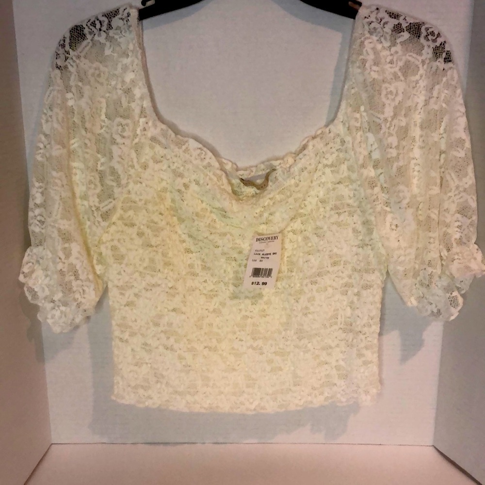 Lace Off Shoulder Top"